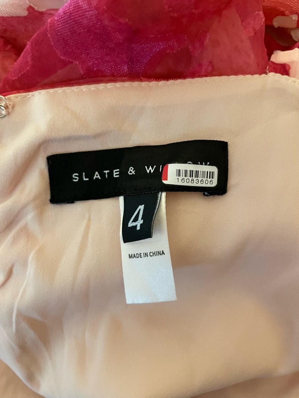 Slate & Willow Pink Floral Wide-Leg Jumpsuit - Picture 9 of 9